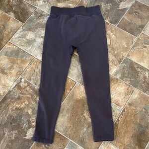 Luoyanxi Fleece lined Size Large Tummy Control Stylish Black Leggings for Women